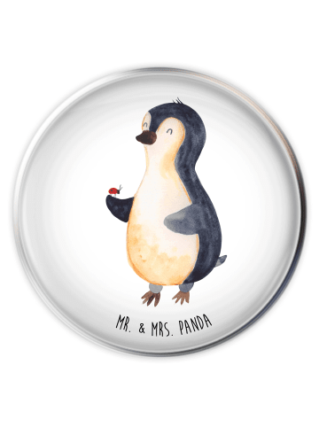 Mr. & Mrs. Panda Stöpsel Pinguin Marienkäfer ohne Spruch in Weiß