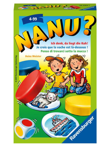 Ravensburger Nanu? | Ich denk, da liegt der Schuh! Für 2 - 4 Spieler. Spielzeit 10 Minuten