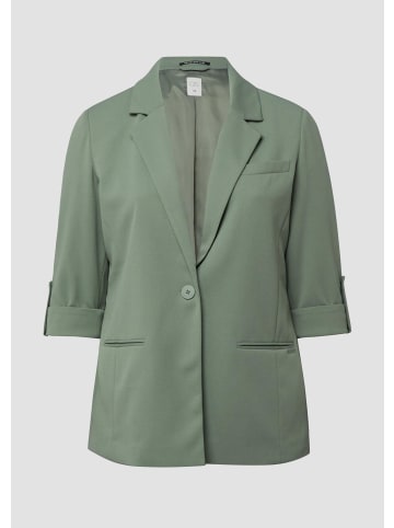 QS Indoor-Blazer in 7927_dunkles salbeigrün