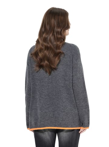 Ulla Popken Pullover in graphitgrau