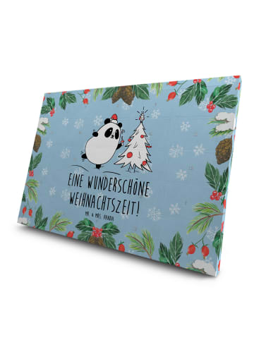 Mr. & Mrs. Panda Tee Adventskalender Panda Weihnachtszeit mit Sp... in Eisblau