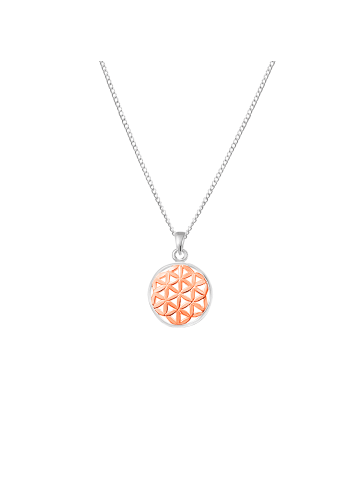 Alexander York Schmuckset FLOWER OF LIFE in 925 Sterling mit Roségold Vergoldung, 4-tlg.