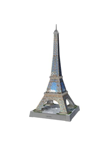 Ravensburger Ravensburger Puzzle 216 Teile Konstruktionsspiel Iconics: Eiffelturm - mit Licht in bunt