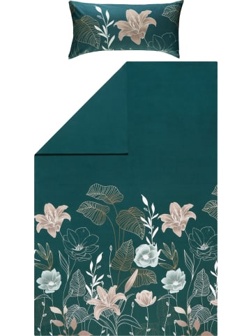 REDBEST Biber Wendebettwäsche in grün