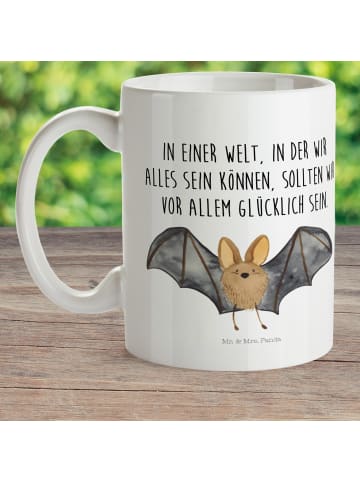 Mr. & Mrs. Panda Kinderpott Fledermaus Flügel mit Spruch in Weiß