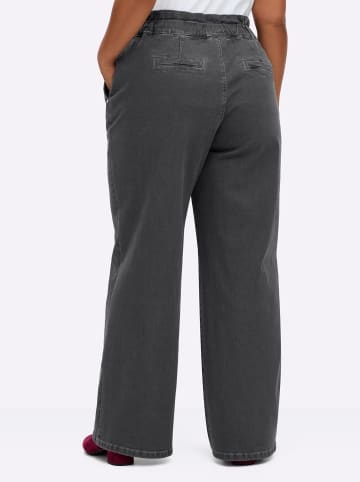 sheego Jeans in anthrazit-grey-denim