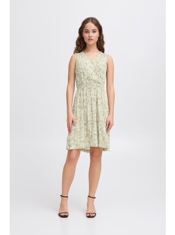 ICHI Kleid IHMARRAKECH Regular fit in Tea Dottet Flower Aop