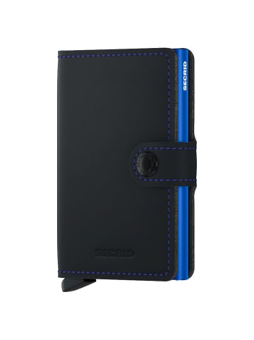 Secrid Matte Miniwallet - Geldbörse RFID 6.5 cm in black-blue