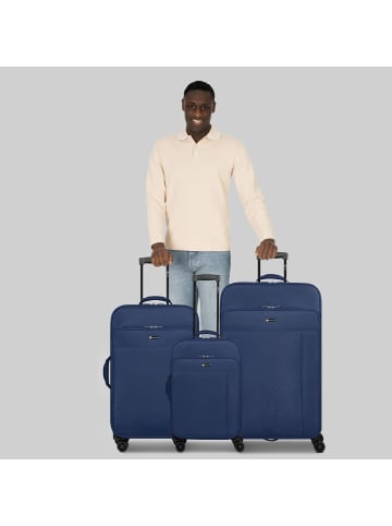 Check.In Sevilla 2.0 4 Rollen Kofferset 3-teilig in dark blue