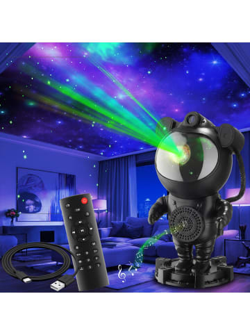 tectake LED-Sternenhimmel-Projektor Astronaut, inkl. Bluetooth