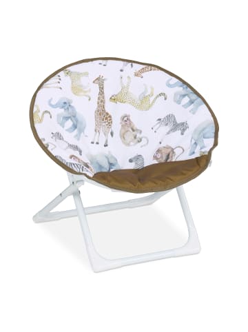 relaxdays Moonchair Kinder "Dschungel" - (B)50 x (H)47 x (T)48 cm