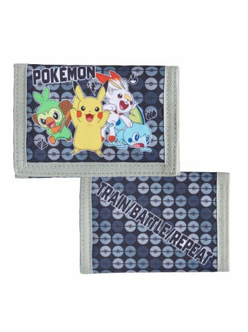 Pokémon Kinder Geldbörse | Pokémon GO | 13 x 9 cm | Etui | Portemonnaie grau