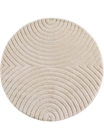 Kurzflor Teppich Art 1122 in Creme