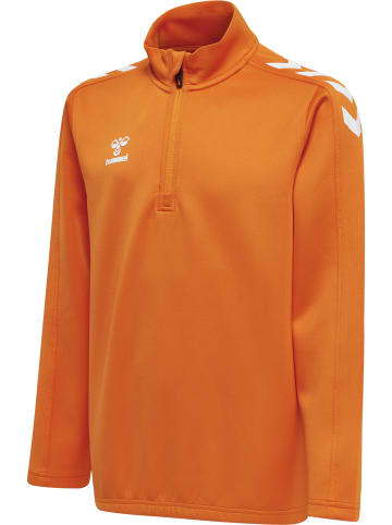 Hummel Halbreißverschluss Sweatshirt Hmlcore Kinder in ORANGE TIGER