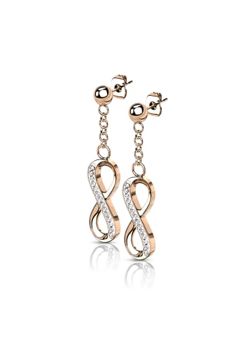 Bungsa Ohrstecker in Rosegold