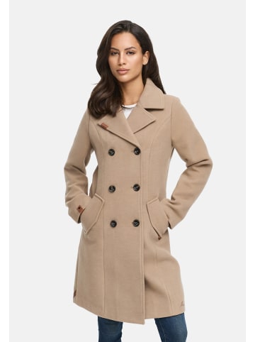 Marikoo Wollmantel Nanakoo in Taupe Grey