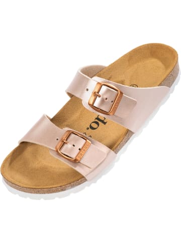 Palado Pantoletten Samos Metallic in Metallic Rose