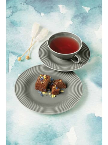 Seltmann Weiden 6er Set Teetassen Beat Color Glaze in 140 ml in Perlgrau