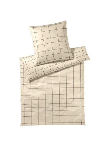 Elegante Bettwäsche Cross in beige