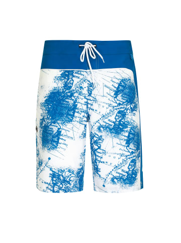 wavebreaker Shorts in blau/weiß