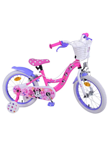 Volare Kinderfahrrad Disney Minnie Fahrrad für Mädchen 16 Zoll Kinderrad Rosa 4 Jahre