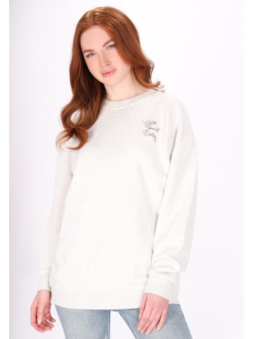 DreiMaster Vintage Damen Sweatshirt in Wollweiss Melange