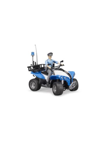 bruder Spielzeugauto 63010 Polizei Quad mit Polizist und Ausstattung - 4-8 Jahre