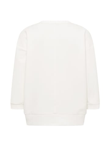 ELBSAND Sweatshirt Parvin in Cloud White + Coldwater