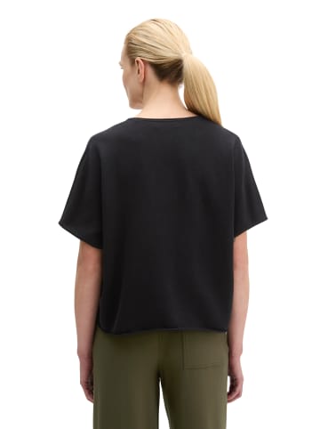 Marc O'Polo Kurzarm-Pullover loose in Schwarz