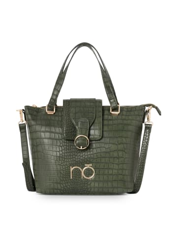 Nobo Bags Schultertasche Weave in green