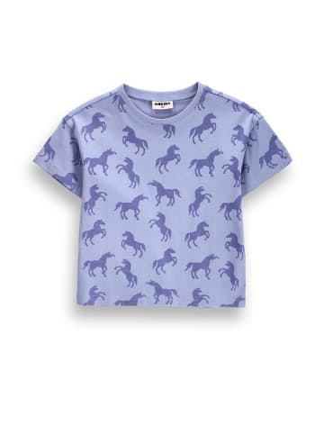 MOKIDA T-shirt mit kurzen Ärmeln in blau