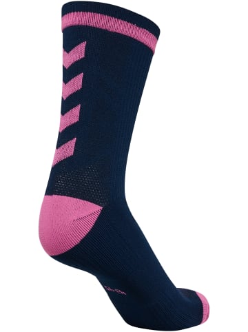 Hummel Niedrige Socken Elite Indoor Sock Low Pa in BLACK IRIS/SUGAR PLUM