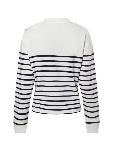 Marie Lund Sweatshirt in weiß marine