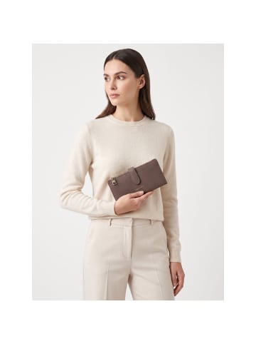 Lazarotti Bologna Leather Geldbörse Leder 20 cm in taupe