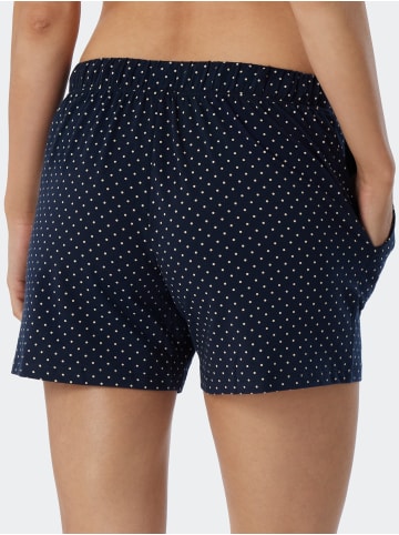 Schiesser Pyjamahose Mix & Relax in dunkelblau-gem.