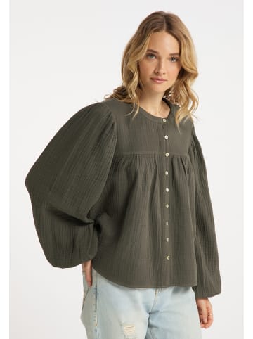 DreiMaster Damen Bluse in Oliv