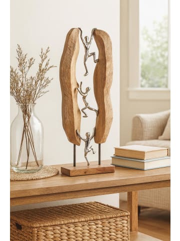 kobolo Dekofigur CLIMB in Braun