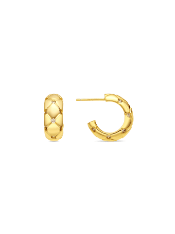 Luxenter Ohrringe Rakhon mit 18 Karat Gelbgold-Finish – RAKHON