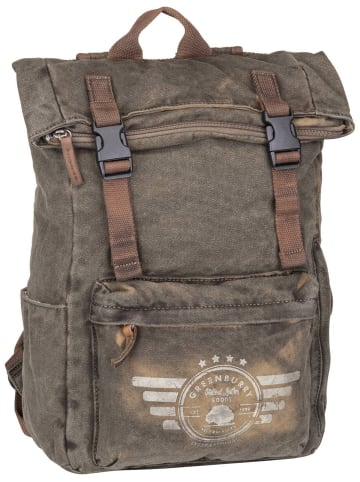 Greenburry Rucksack Vintage Aviator Explorer No. 1 in Khaki