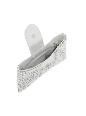 faina Women Clutch in Silver