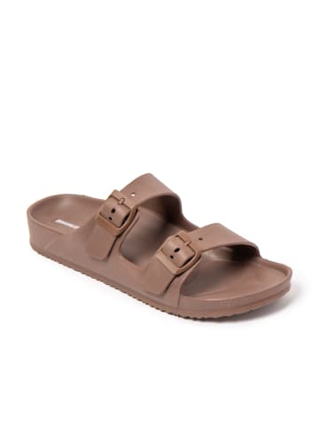 Brasileras Pantoletten "Coastal" in Braun