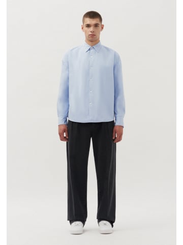 Studio Seidensticker Wattiertes Hemd Oversized in Hellblau