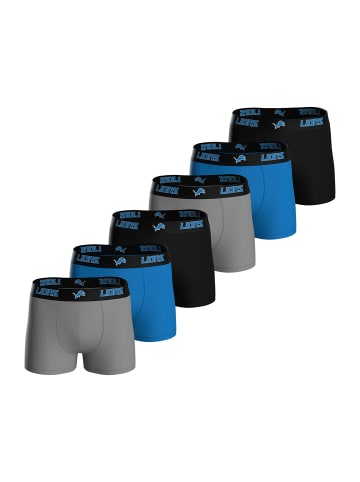 NFL Boxer Detroit Lions in BLU/MGR/BLK