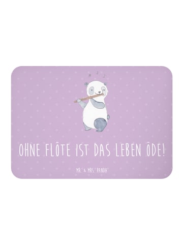 Magnet Flöte Leben mit Spruch in Lavendeltraum