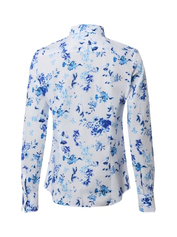 brookshire Bluse in weiß blau - 0116