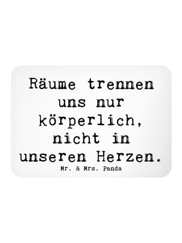 Mr. & Mrs. Panda Magnet Spruch Trennung von den Eltern mit Spruch in Weiß