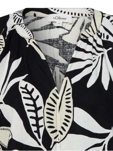 s.Oliver Bluse in schwarz weiß
