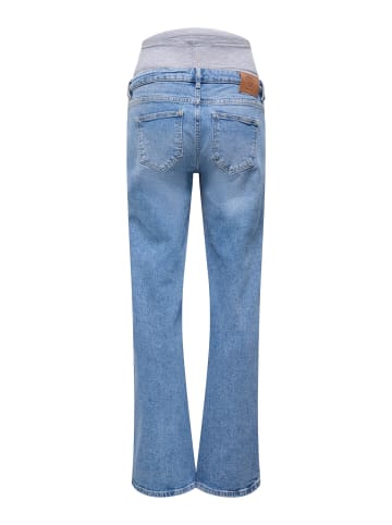 ONLY Jeans mit weitem Bein in Medium Blue Denim