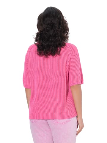 Ulla Popken Pullover in flamingo