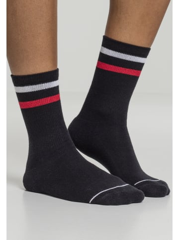 Urban Classics Urban Classics Socken in black/white/red
